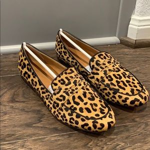 J. crew Leopard Loafer SZ 8